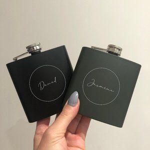 NWT Custom Engraved Flask